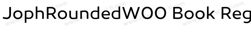 JophRoundedW00 Book Regular字体转换